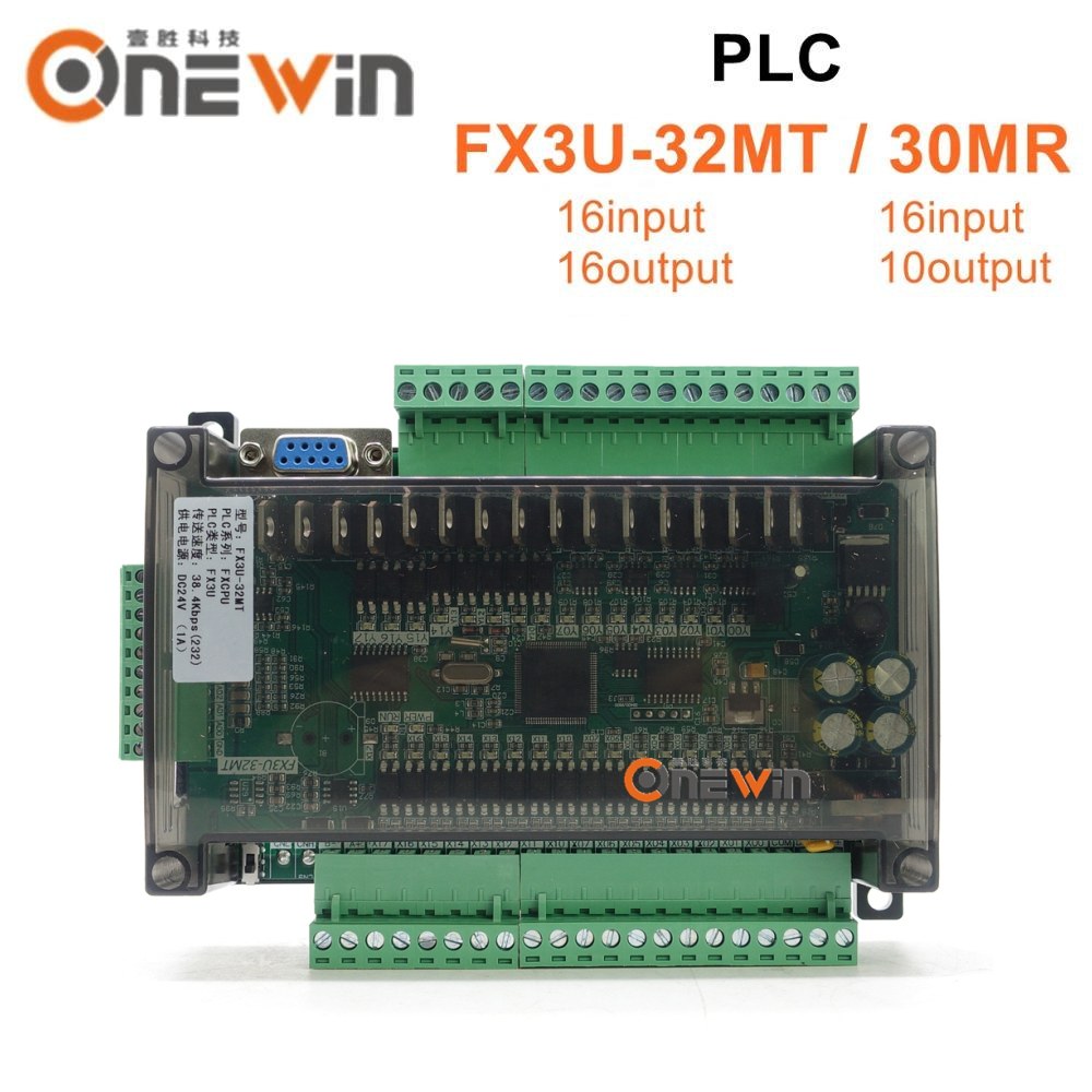 FX3U-32MT FX3U-30MR PLC 産業用制御ボード 6AD 2DA RTC RS485 CAN 通信付きリレー出力 FX1N FX2N と互換性あり