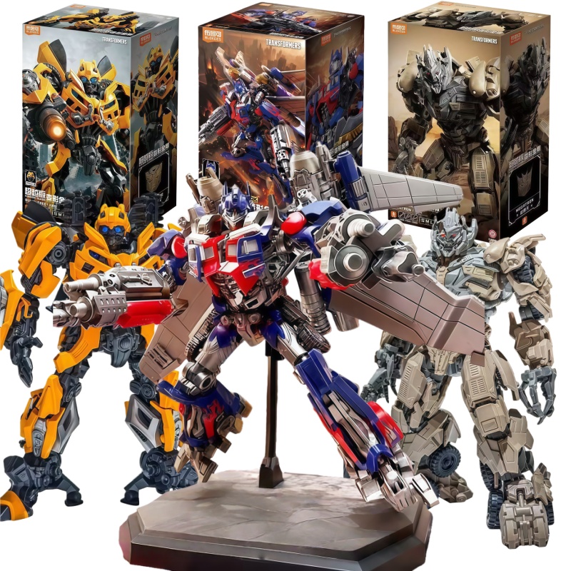 BLOKEES トランスフォーマーショックウェーブサウンドウェーブアイアンハイドオプティマスプライムアクションアニメフィギュアアセンブリビルディングブロックモデルおもちゃギフト