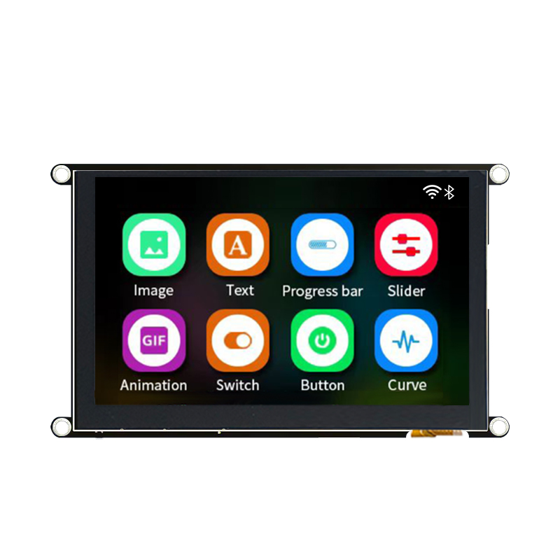 Guition ESP32S3 8M PSRAM 16M フラッシュ 5 インチ IPS 800*480 高解像度 LCD ディスプレイモジュール 容量性タッチ with WIFI および Bluetooth