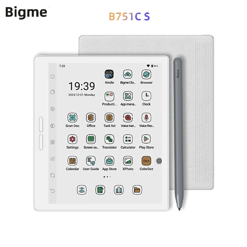 Bigme B751CS 電子ブックリーダー 7 インチカラー E インク電子ブック 4 64GB 36 レベルフロントライト目に優しい紙のような読書電子リーダー