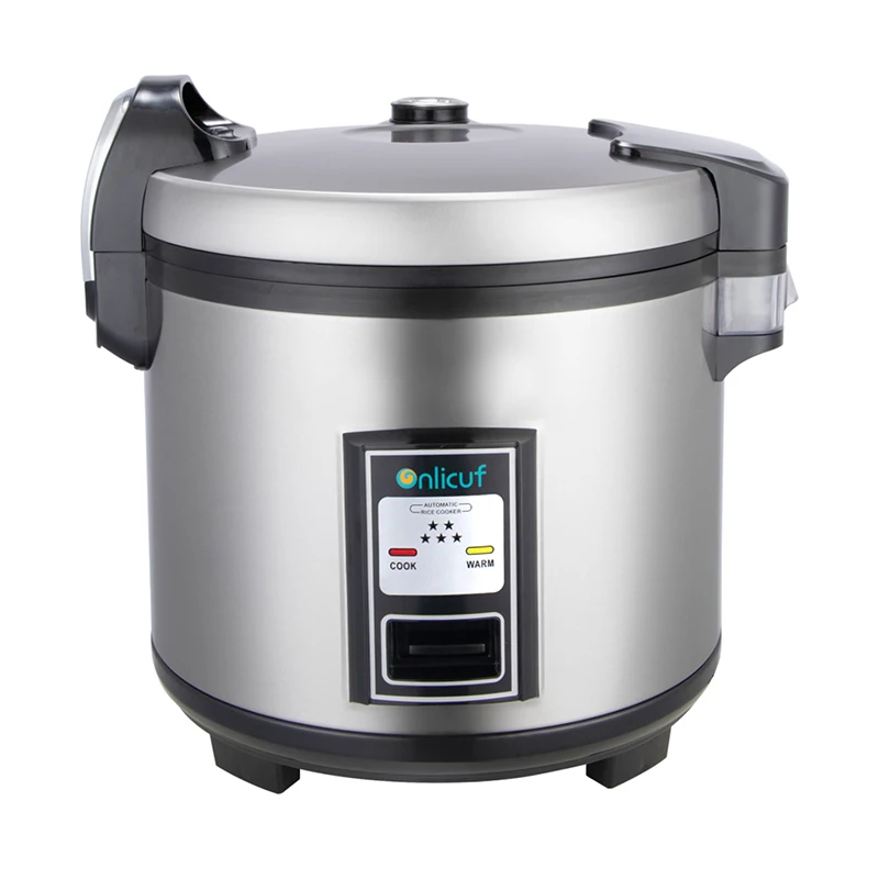 120v 220-240v 5.5L 30 カップ未調理と 60 カップ調理済み 5kg 米大きな商業電気炊飯器ヨーロッパアメリカ市場