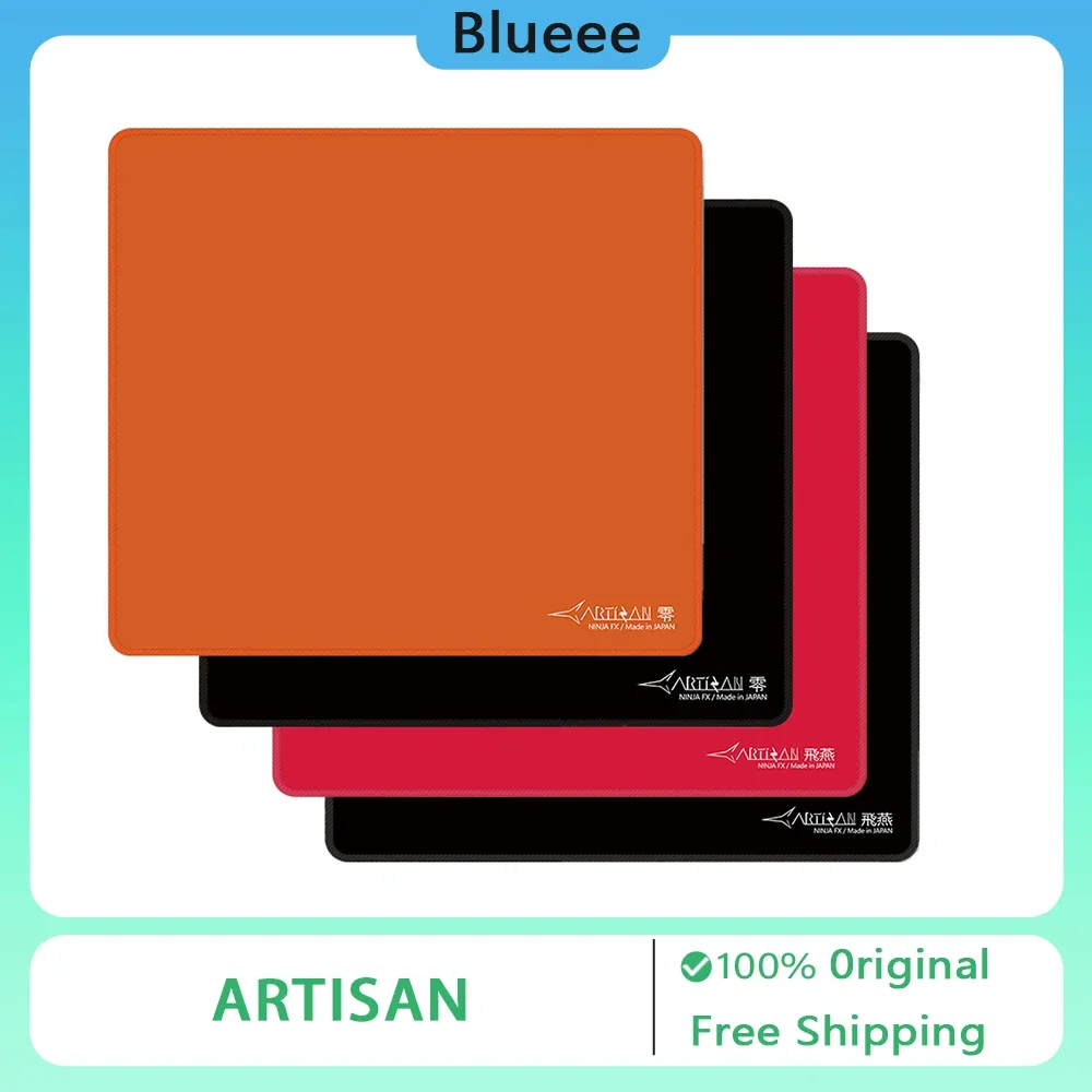 Square premium solid color mouse pad, ARTISAN FX Zero FX Flying Goose mouse pad waterproof fiber, anti-slip pad player mouse pad