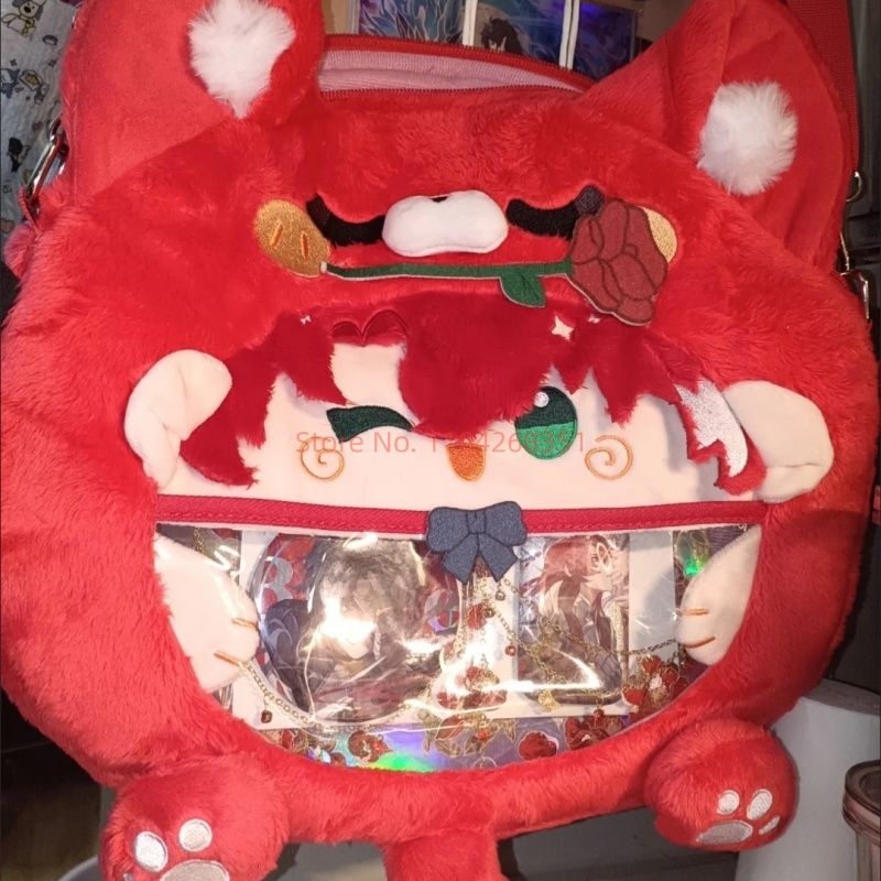 ゲーム Honkai: スターレール アルジェンティ ぬいぐるみバッグ ショルダーバッグ コスプレ バックパック かわいいおもちゃ デイリー カジュアル クロスボディ メッセンジャーバッグ Itabag