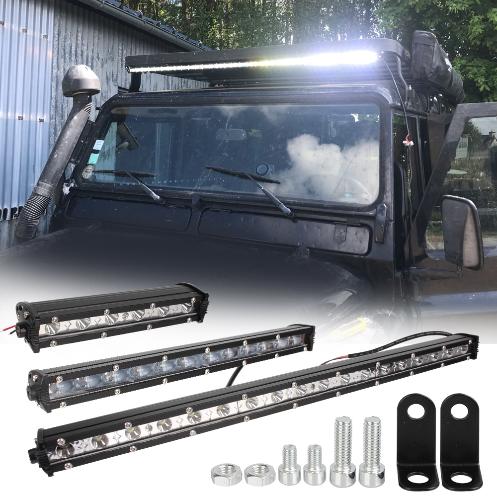 8/14/20 インチ 24 V 12 V スポットライト車の屋根のシーリングライトオートバイ LED バーワークランプ投光器オフロード 4 × 4 ATV トラクタートラック