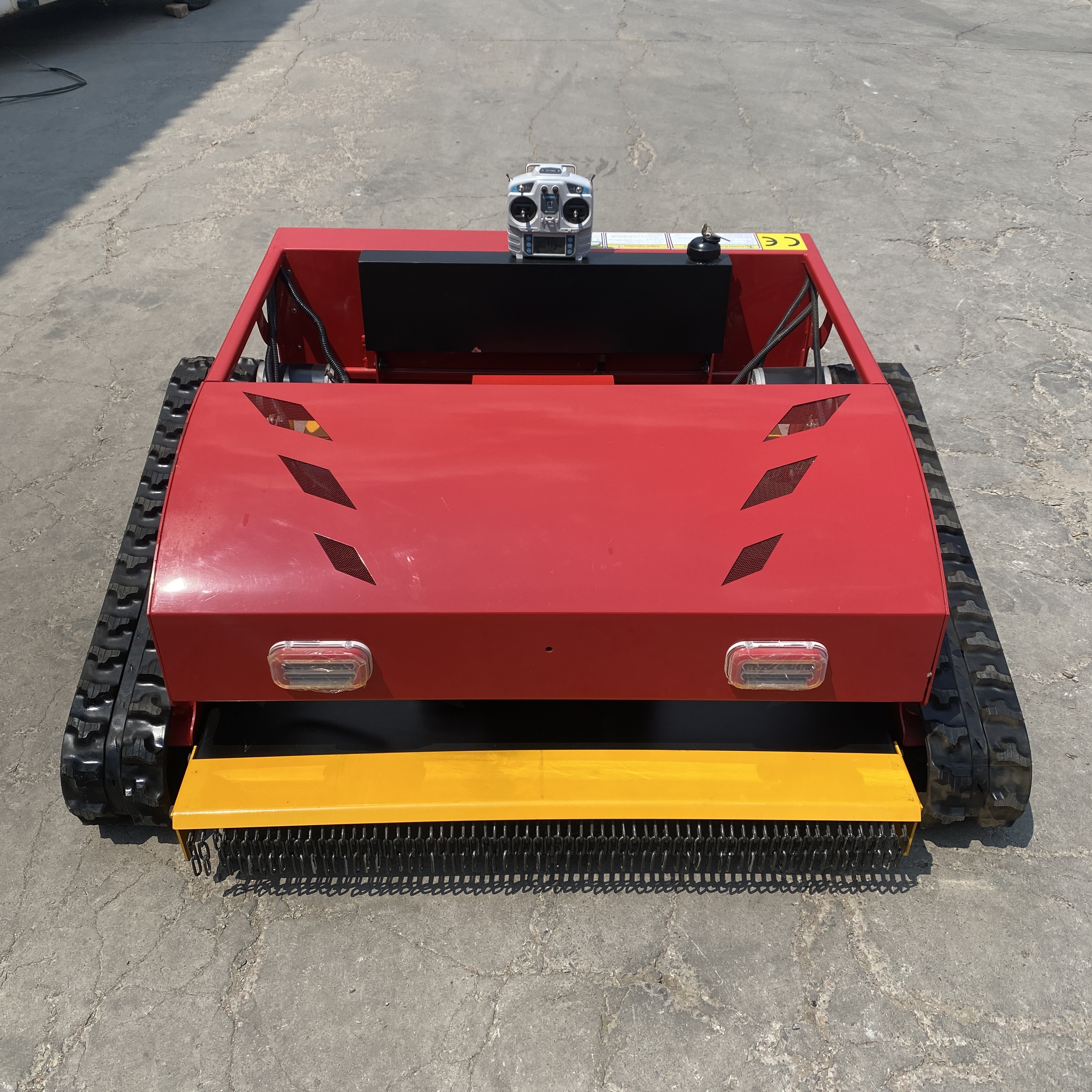 カスタマイズホット販売リモートコントロールクローラー刈払機草ミニロボットフレイル芝刈り機