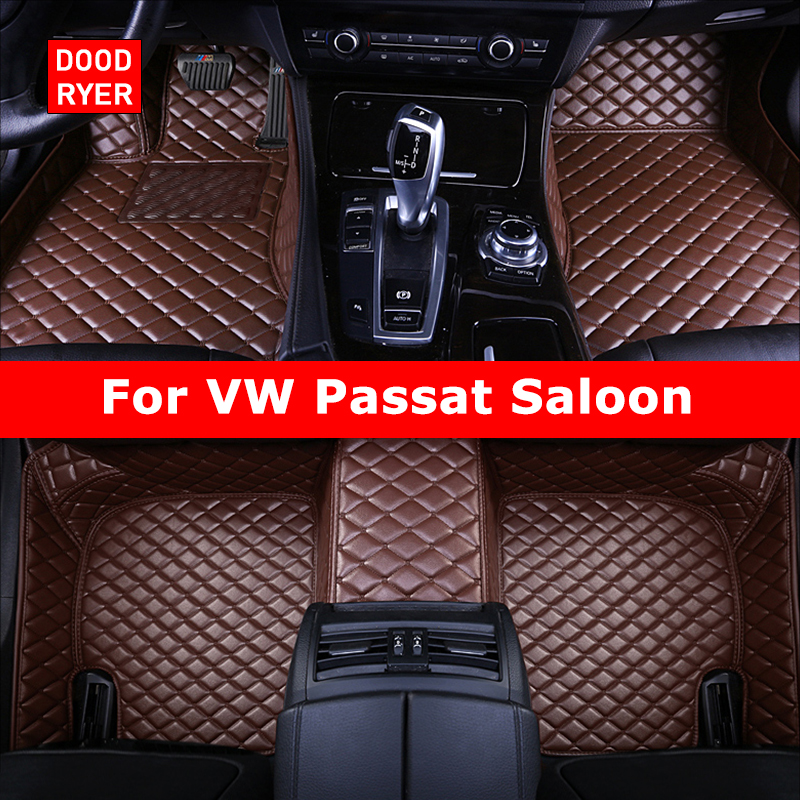 DOODRYER カスタム車のフロアマット Vw パサートサルーン B5 B5.5 B6 B7 B8 B9 自動車カーペットフットコシェ Accessorie