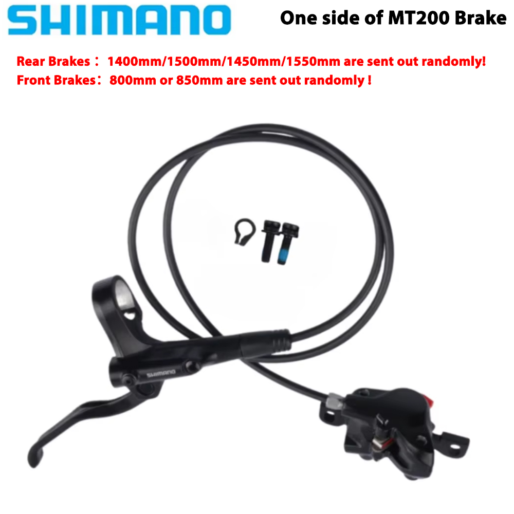 シマノ MT200 油圧ディスクブレーキ MT200 の片側のみブレーキセット左フロント/右フロントブレーキキャリパーブレーキレバー MTB 用