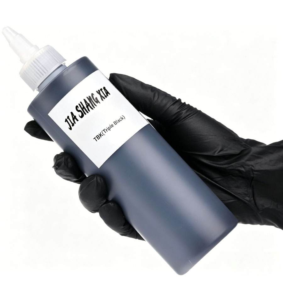 タトゥーインク-ブラック-ミニチュアナイフペイントと紫外線タトゥーインク-タトゥー用品-プロのボディタトゥー用-500ml