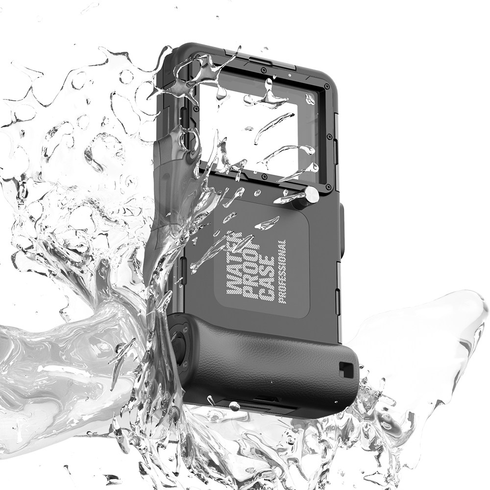 Shellbox 新しくアップグレードされたマルチカラー IP68 標準 15 メートル/50 フィートダイビング/水泳写真撮影プロフェッショナルダイビング防水電話ケース