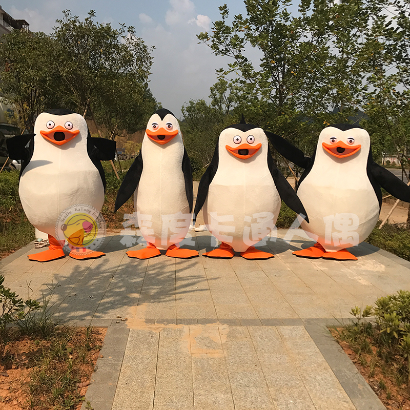 マダガスカルのペンギン ペンギン マスコット コスチューム ハロウィン コスプレ 仮装 動物 漫画 マスコット コスチューム 大人用サイズ