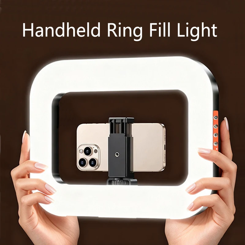 ポータブルハンドヘルドリング LED ライト新しいウサギケージ照明写真撮影ランプモバイルライブブロードキャスト Selfie ライト装飾