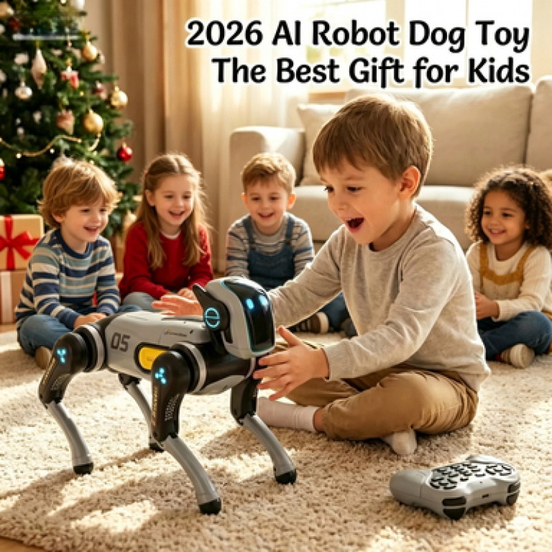 ハイテク AI バイオニックロボット犬リモコン音声タッチインタラクションカスタムプログラミングダンス音楽子供の休日のおもちゃ