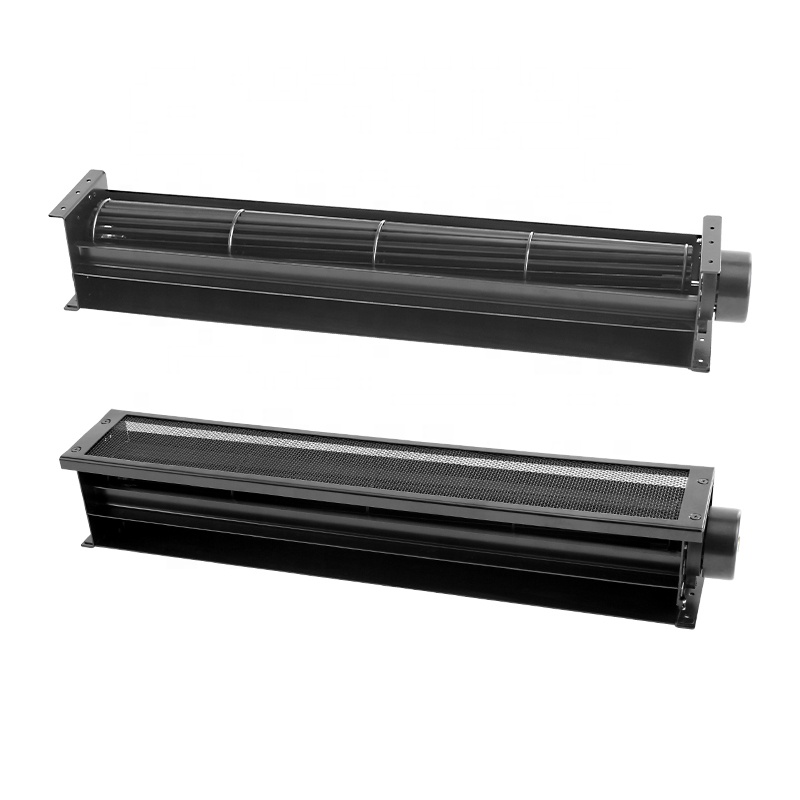 12V 24V 40 ミリメートル DC モータークロスフローファンエレベーター接線ファンサイレントアルミ合金ブレードインペラ送風機