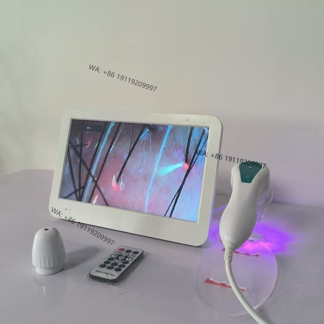 12 インチ頭皮検出器 HD スクリーンアクリル技術毛包ヘアケア用オールインワンデバイスサロンスパ用ポータブル
