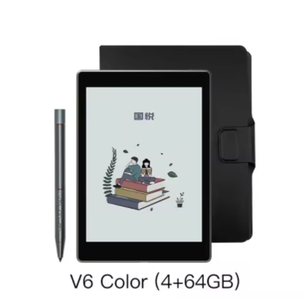 Guoyue V6 カラー電子ブックリーダー 7.8 "スマートオフィスビジネス電子ノートブックカラフルなインクスクリーンポータブル手書きノートブック Android 11