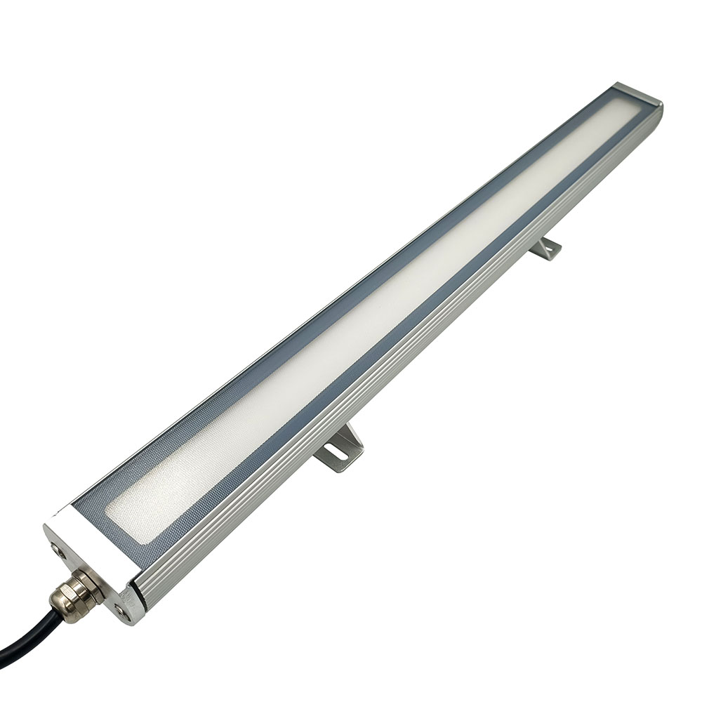 24 ワット 28 ワット 32 ワット LED CNC 工作機械ワークライトパネルランプ強化すりガラススライド取付 DC24V AC100-250V ホット販売