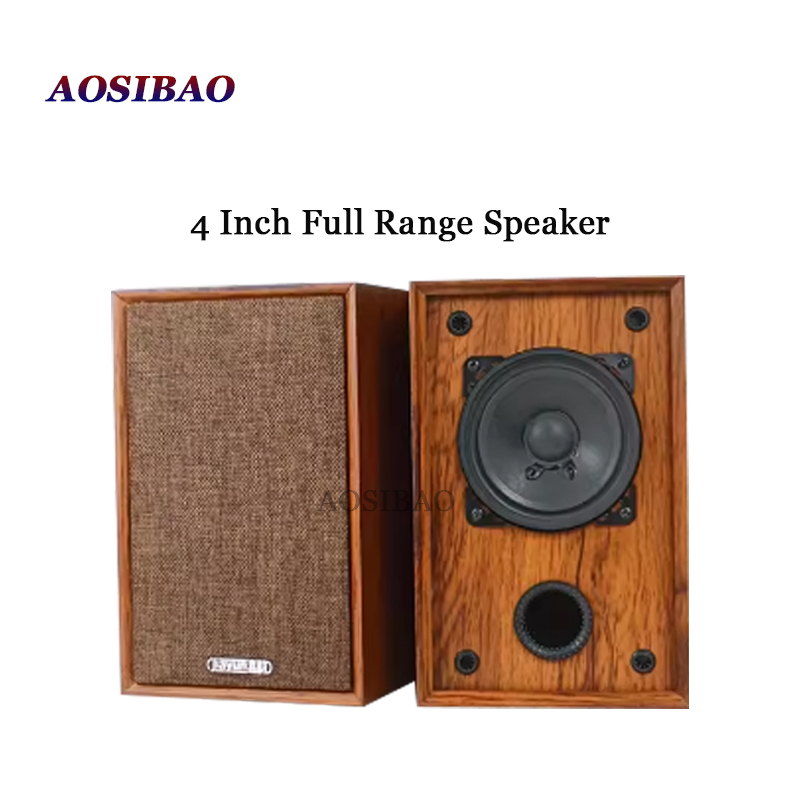 AOSIBAO 4 インチフルレンジスピーカー 4Ohm 50 ワットパッシブオーディオスピーカー HIFI ホームスピーカーステレオ木質ホームシアターサウンドボックス