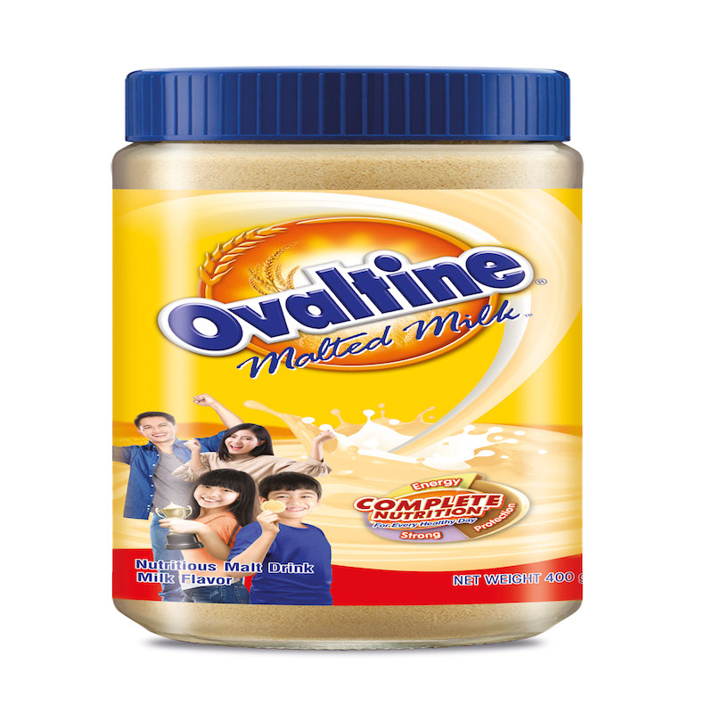 Ovaltine 瓶入り麦芽ミルクドリンク 400 グラム