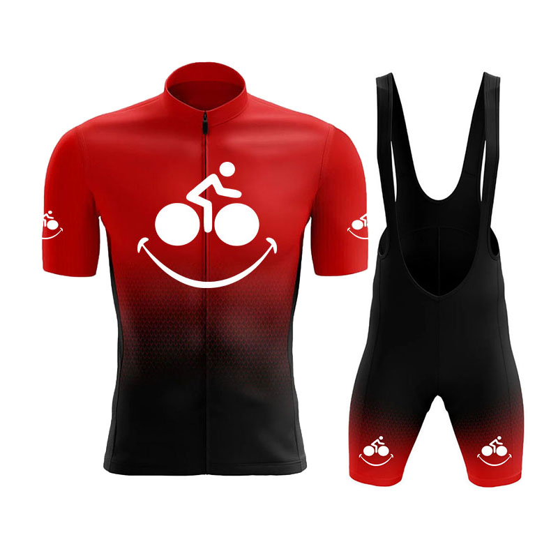 おかしいサイクリングジャージセット 2023 男性半袖サイクリング服 MTB バイク制服 Ropa マイヨ Ciclismo 夏ロード自転車ウェア