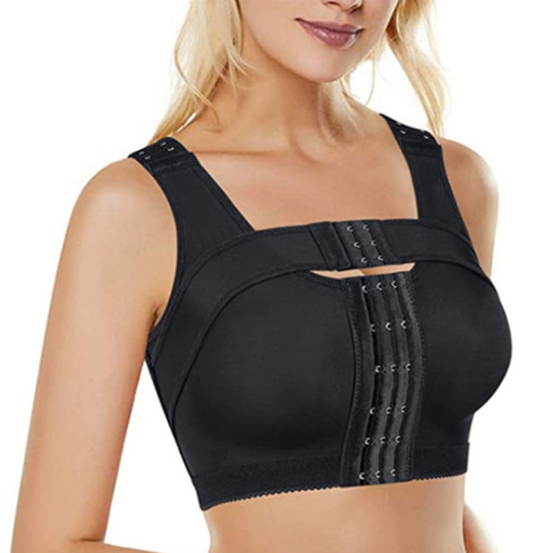 女性フロント胸サポートブラジャーインプラントスタビライザー術後圧縮下着外科豊胸 Bralette