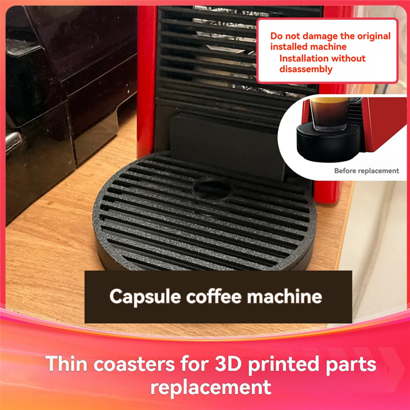 A74G-コーヒーメーカー 交換用ドリップトレイ ネスプレッソ エッセンツァ MINI D30 コーヒー グラインダー コースター用