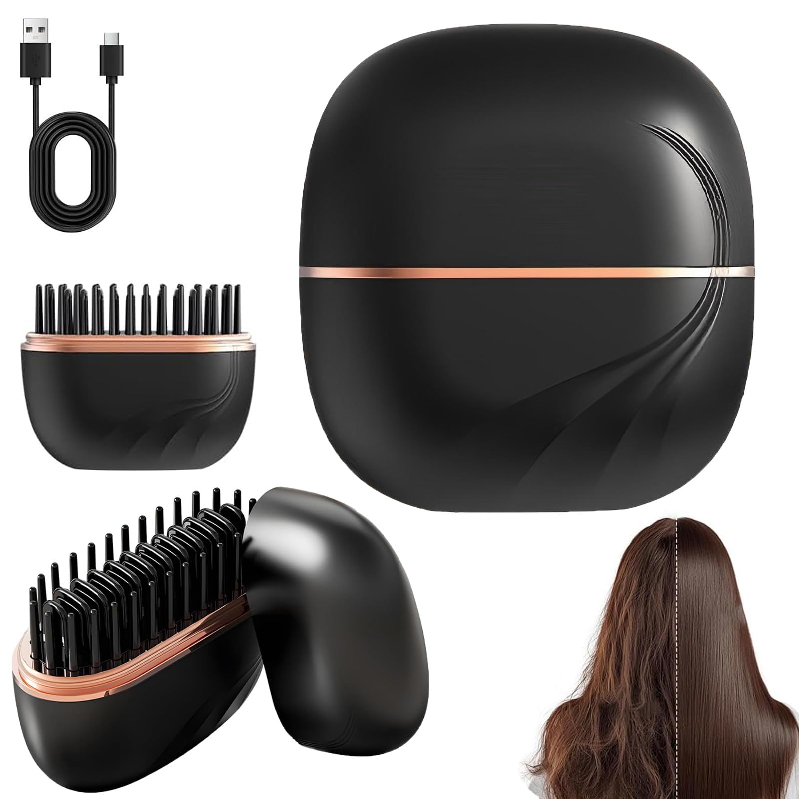 ミニヘアアイロン 3 スピード温度制御急速加熱