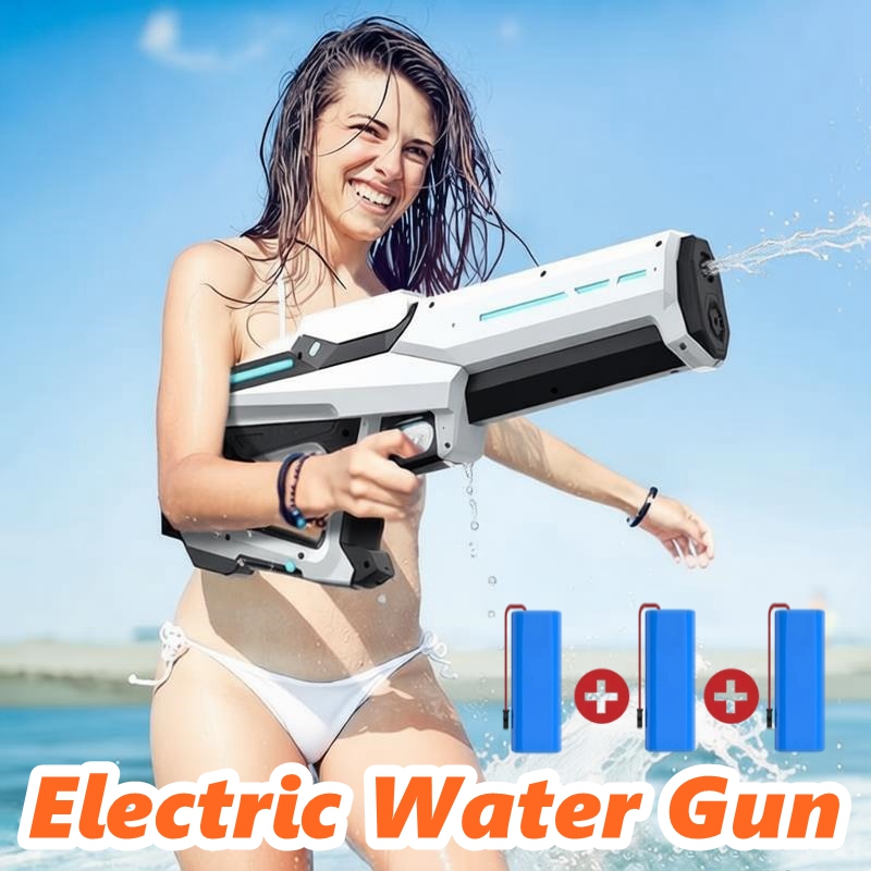 電動水鉄砲大人のおもちゃ強力な自動吸引ウォーターブラスター夏のギフトビーチプールガーデンゲーム屋外楽しいおもちゃ