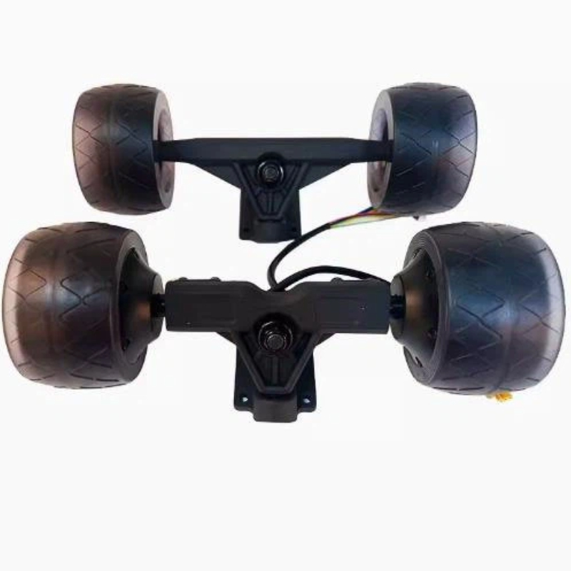 Electric Quadricycle Motor Wheels 105mm Neumatic Solid-tire Electric Skateboard Off-Road Power Wheels All-terrain Motor  Bridge