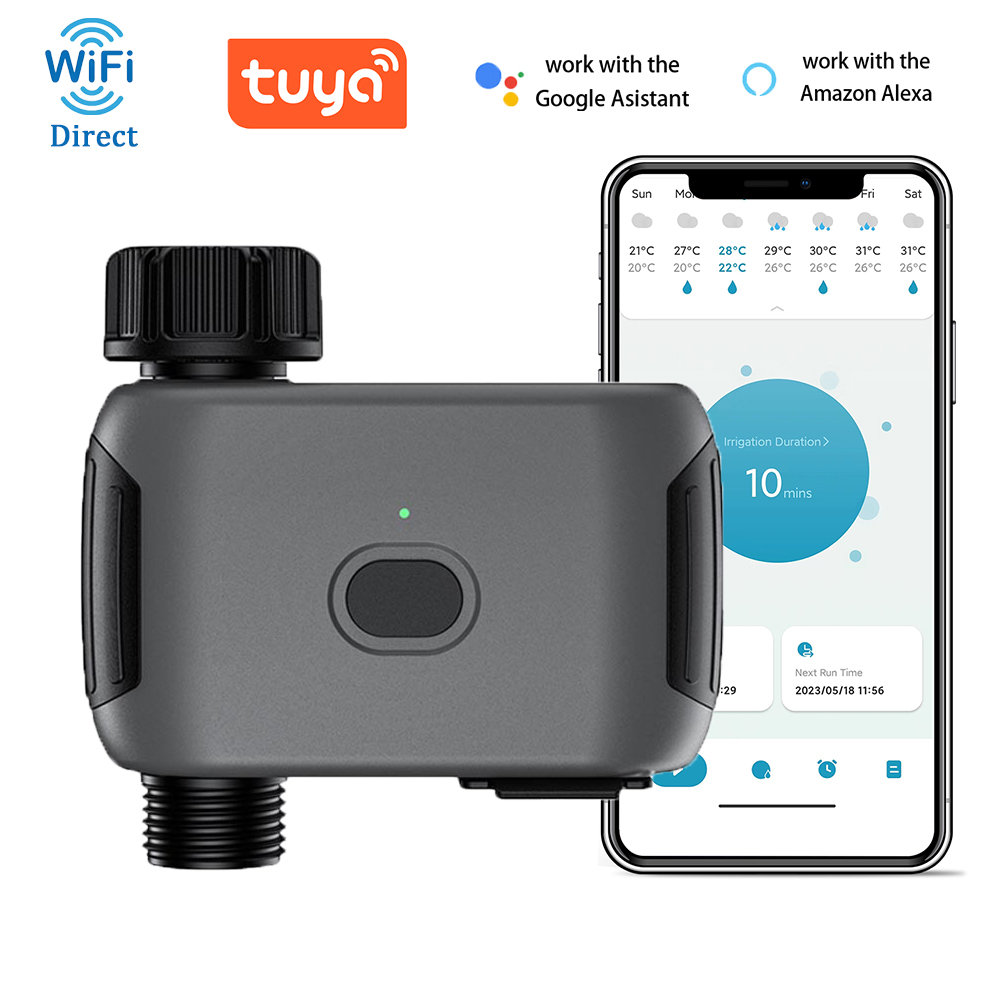 Insoma Wifi スプリンクラータイマー自動灌漑システムリモコンスマートウォータータイマー庭の芝生屋外蛇口用