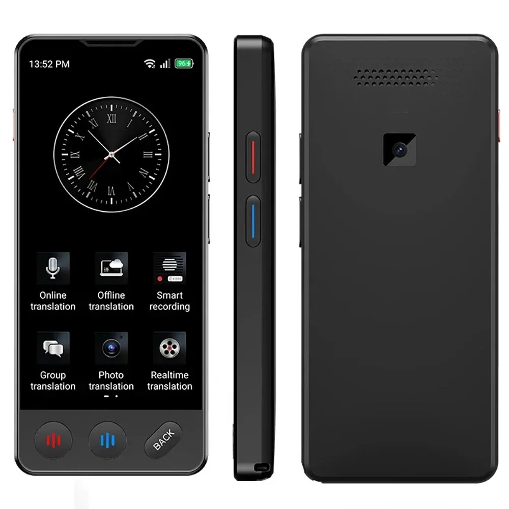 新しいスマートAIディープシーク音声正確なChatGPT翻訳者タッチスクリーンサポート140言語写真オフライン記録高速翻訳