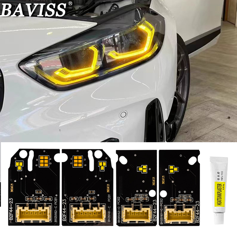 LED ヘッドライトデイライト LED チップ 63119448115 63119448116 BMW F44 F40 グランクーペ 218i M235iX CSL レモンイエローブルーレッド DRL