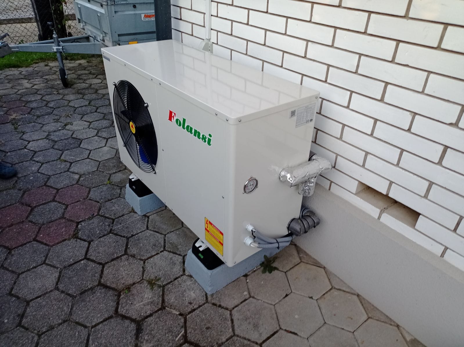 5Kw R32 空気水ヒートポンプ空気源ヒートポンプヒートポンプ給湯器モノブロックタイプ WiFi 制御 RS485 Modbus