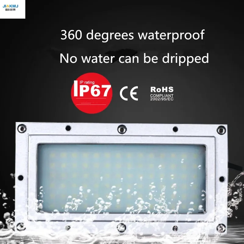 186 × 100 ミリメートル LED マシンワークライト 12 ワット 24 ボルト埋め込み防水耐油防爆 CNC 工作機械産業ワークショップランプ