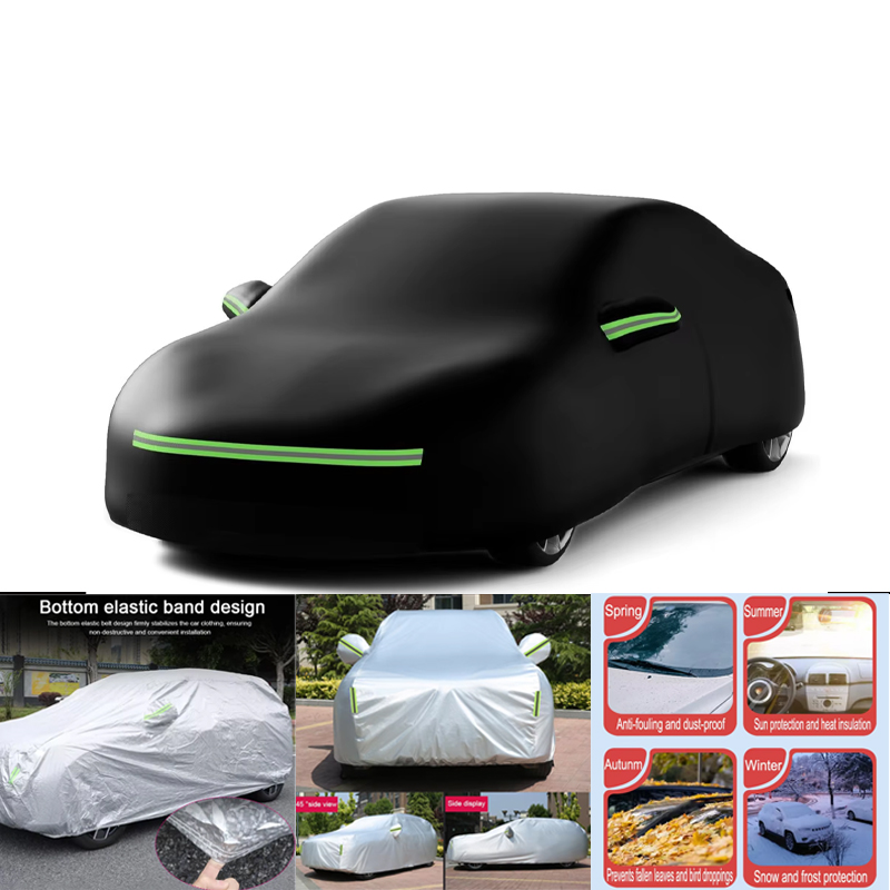 屋外防水車のカバーカスタムフィットテスラモデル Y 2020-2024 高耐久全天候型 UV 保護フル外装カバー