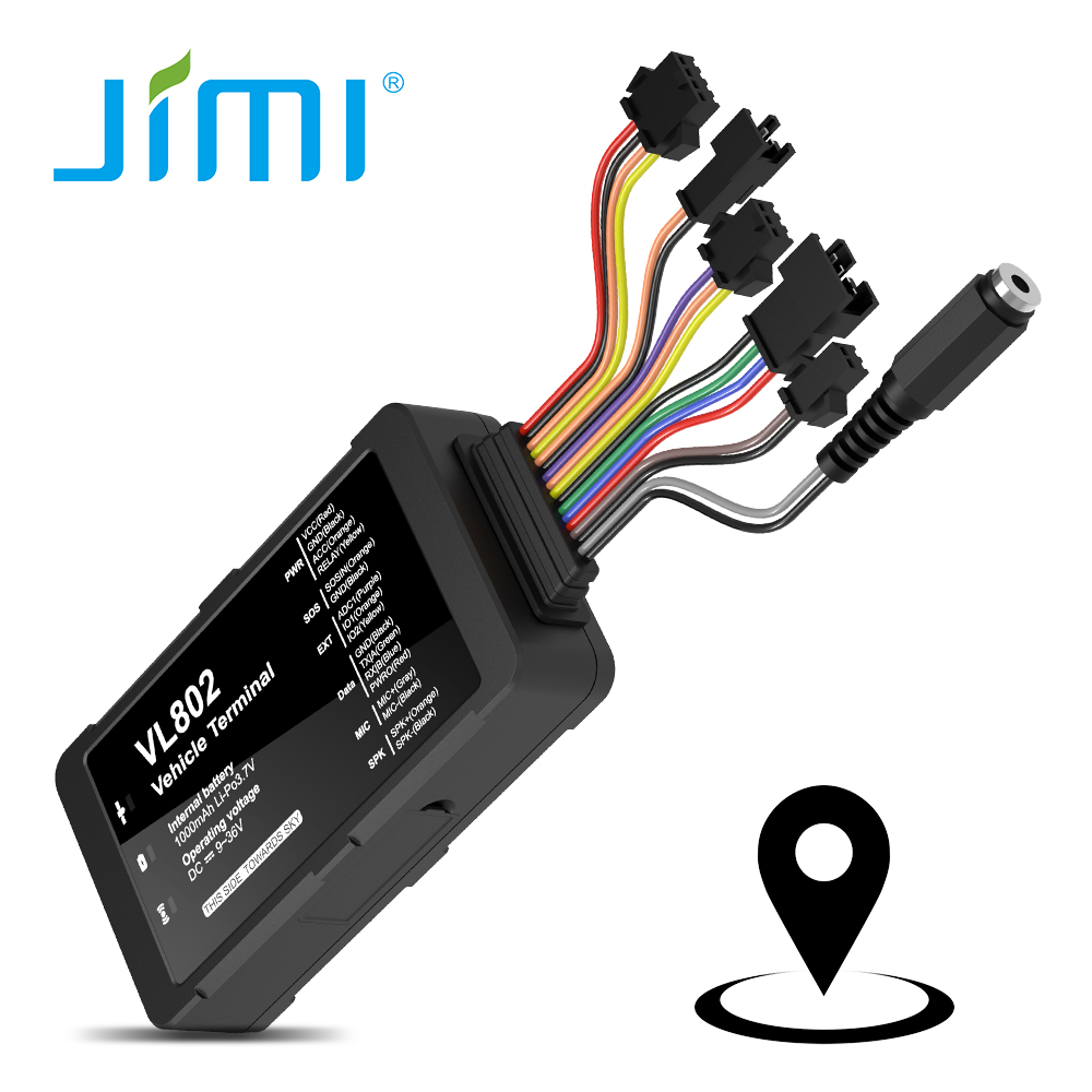 Jimi VL802 4 グラム GPS トラッカーリアルタイム追跡リモート遮断アプリ Web 経由複数のアラート車トラック用