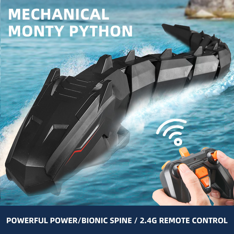 リモコン機械式ヘビ 2.4 グラムワイヤレス充電水上ボートシミュレーションヘビ船水上ボート子供のおもちゃのギフト