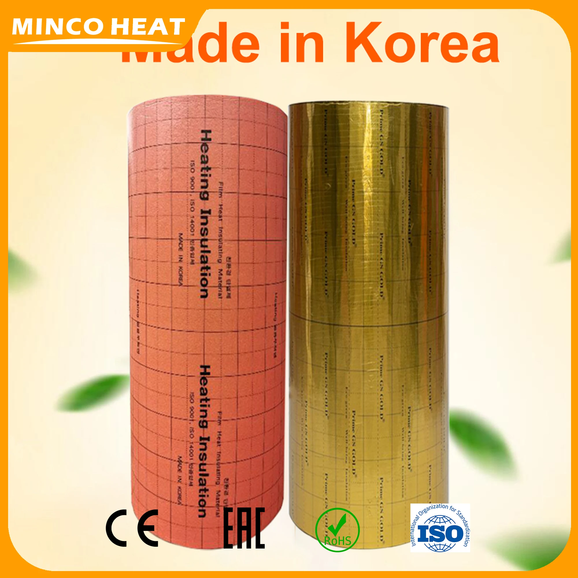 Minco Heat 100 センチ * 1 メートル床暖房アクセサリー特殊断熱アルミ箔反射フィルム