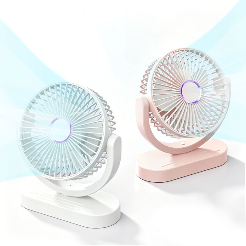 3 ギア空冷 1800mAh 耐久充電式ファンデスクトップファン夏の涼風家庭用オフィス屋外風回転可能