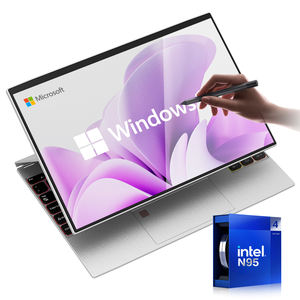 在庫あり、最安値のポータブル超薄型14インチタッチスクリーン、16Gb・256Gb SSD搭載、RGBバックライトキーボード付き、新品学生向けノートパソコン