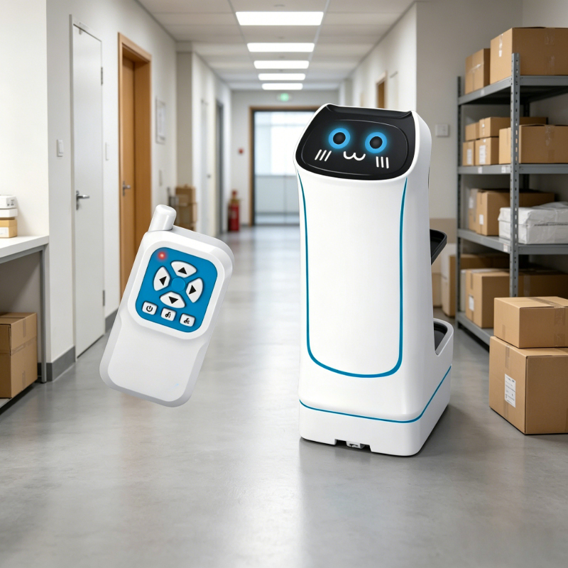 新しいリモコン食品配達ロボットおもちゃ、光と音楽付きリモコンおもちゃロボット、子供の誕生日プレゼント