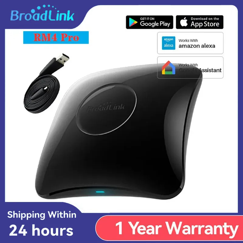 オリジナル Broadlink RM4 Pro IR RF WIFI ユニバーサル スマート リモコン RM4Pro スマートホーム オートメーション Alexa および Google ホームと連携