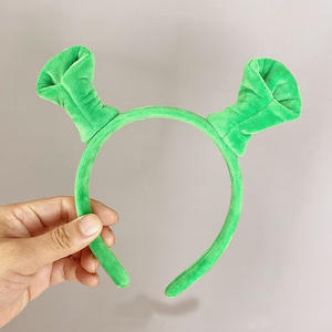 Halloween Children's Green Performance Headband, Shrek Headband Costume, Ball Prop, Seven Boys Headband