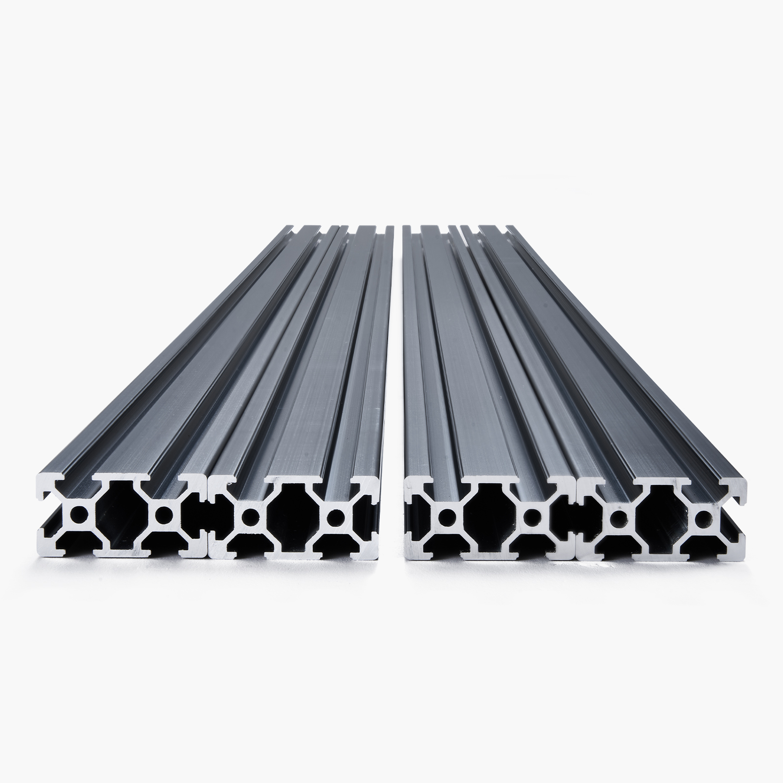 SucceBuy リニアレール 4-5 個 1000mm/1200mm/1500mm/2000mm T スロット 2040 アルミニウム押出プロファイル 3D プリンター、CNC マシン DIY 用