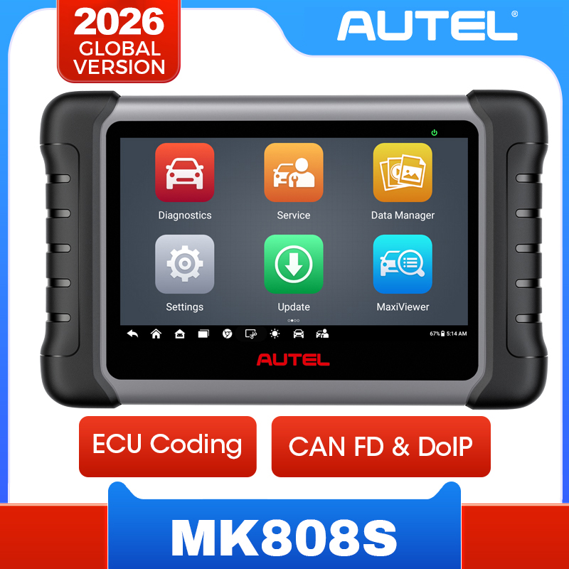 車診断ツール Autel MaxiCOM MK808 MK808S OBD2 スキャナ双方向制御診断自動車ツール TPMS コードリーダー