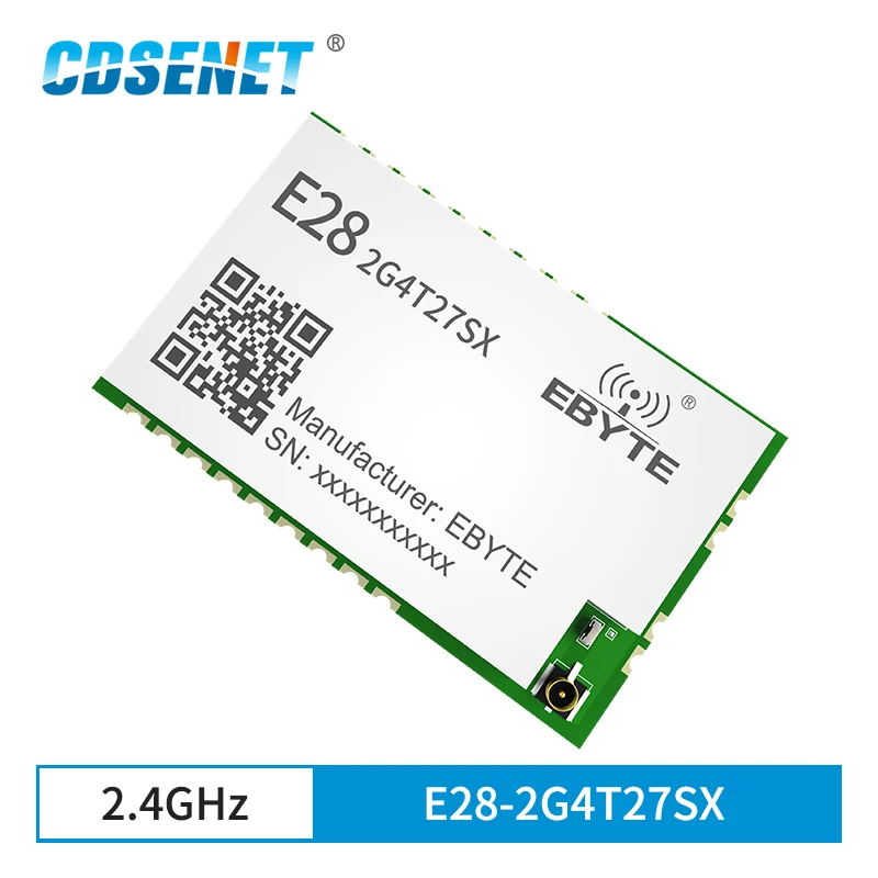 2.4G LoRa SX1281 ワイヤレス RF トランシーバー モジュール FLRC GFSK 長距離 500mW UART シリアル ポート E28-2G4T27SX
