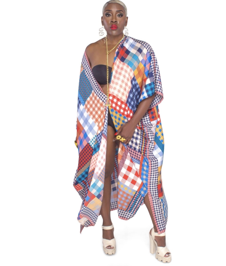 中東ファッション夏イスラム教徒の女性オープンフロントシルクロングカーディガン Dashiki アフリカ女性ビーチパーティールーズビキニカバーアップ