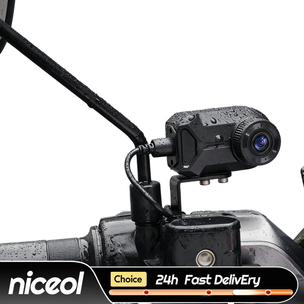 2K HD WiFi オートバイカメラ IP67 防水バイクカメラ 130 度広角オートバイ運転ダッシュカム DVR ビデオカメラ