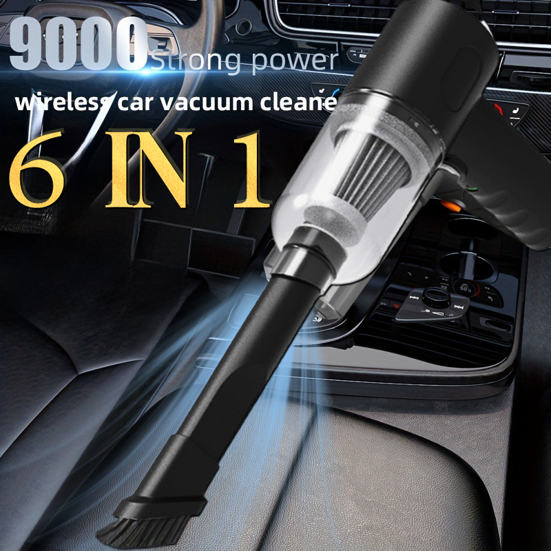 6 IN 1 車の掃除機吸引ブロー真空真空ワイヤレス家庭用ハンドヘルド充電ポータブルミニ小型 Aspiradora 自動機
