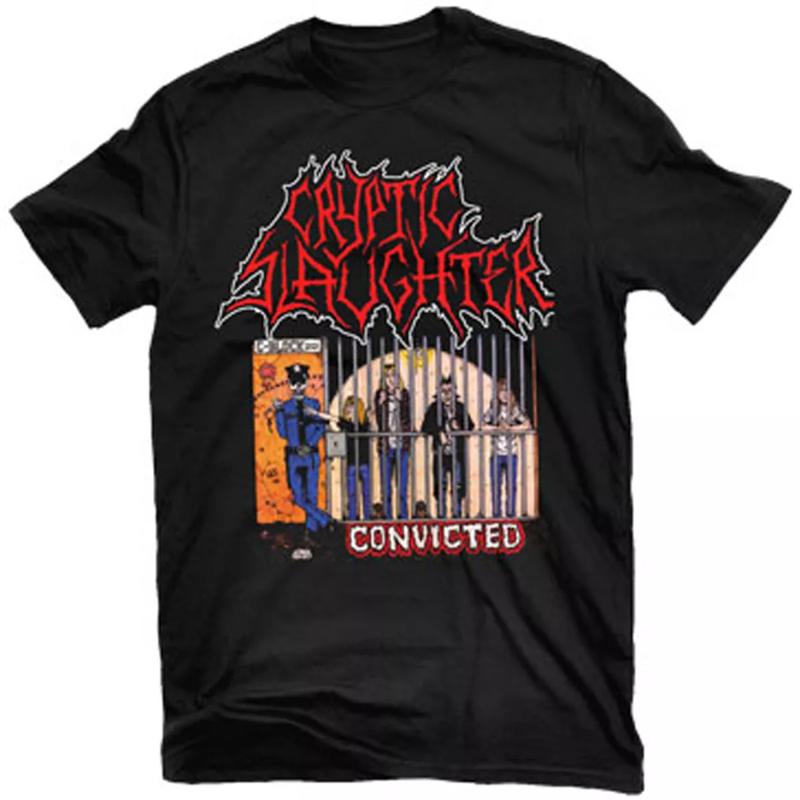 CRYPTIC SLAUGHTER 有罪判決を受けた T シャツ NEW 再発記録 AR1058