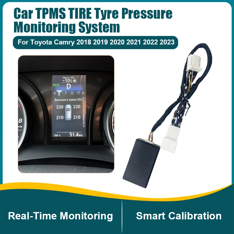 トヨタカムリ 18-23 TPMS タイヤ空気圧監視システムデジタル LCD ディスプレイ自動セキュリティアラーム強化車両用